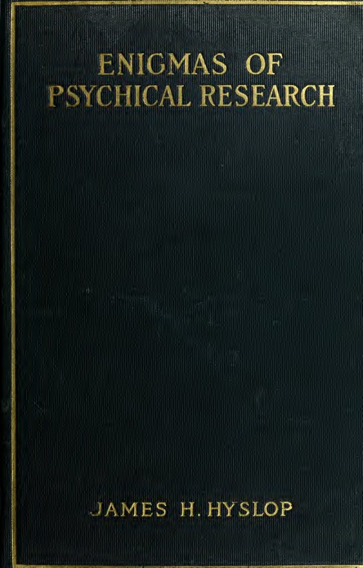 Cover of Enigmas of Psychical Research