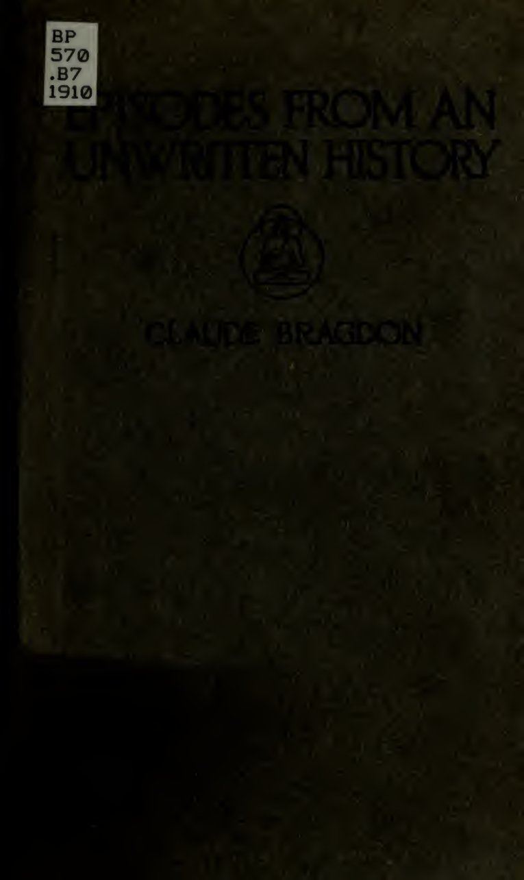 Cover of Episodes from an Unwritten History