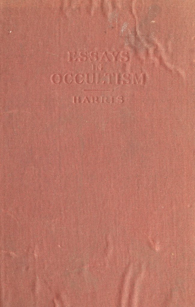 Cover of Essays in Occultism, Spiritism, and Demonology