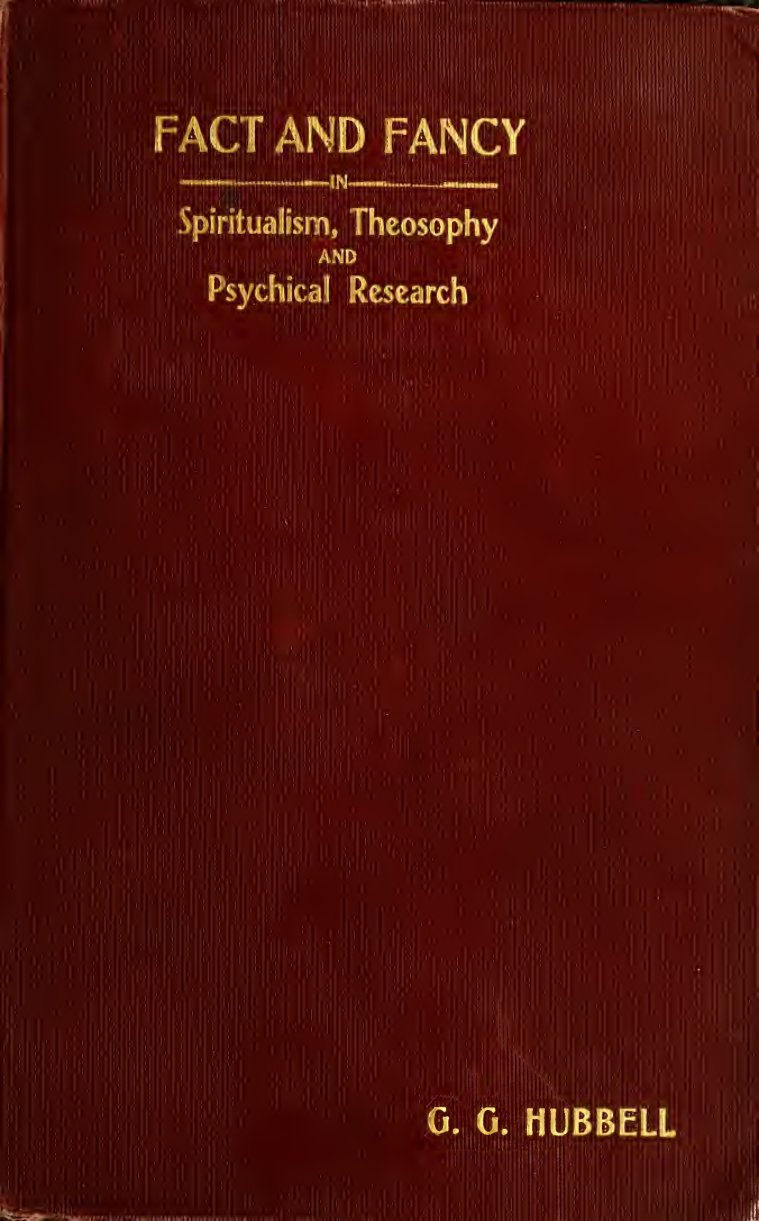 Cover of Fact and Fancy in Spiritualism, Theosophy and Psychical Research