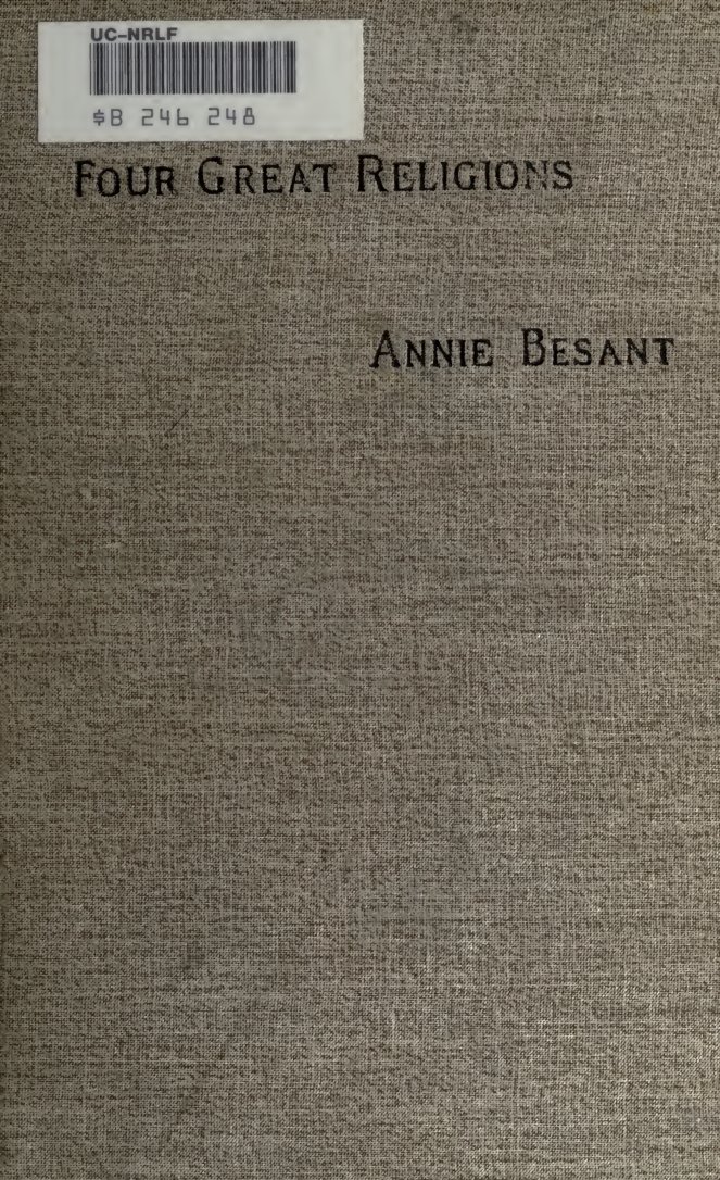 Cover of Four Great Religions