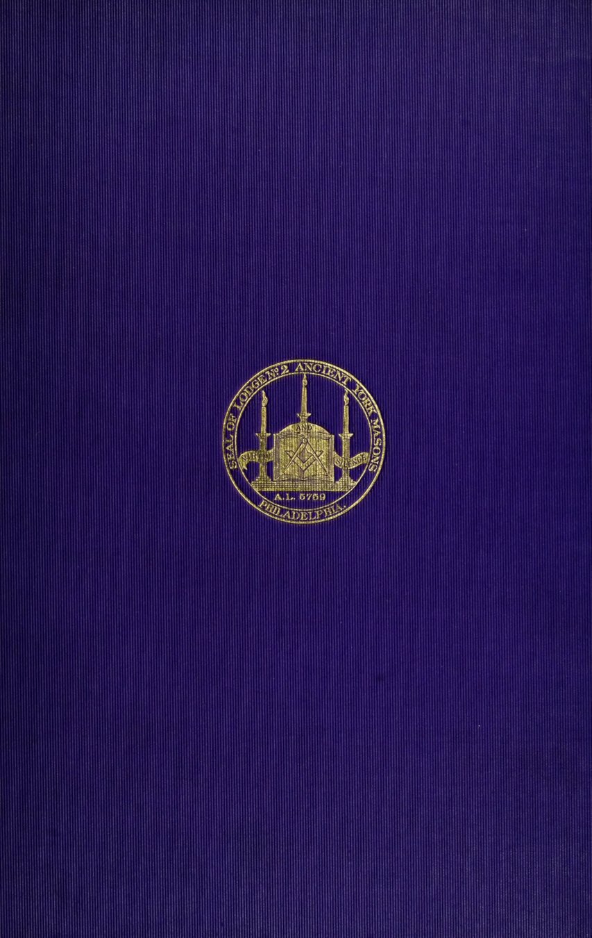 Cover of Freemasonry in Pennsylvania, 1727-1907, Vol. II