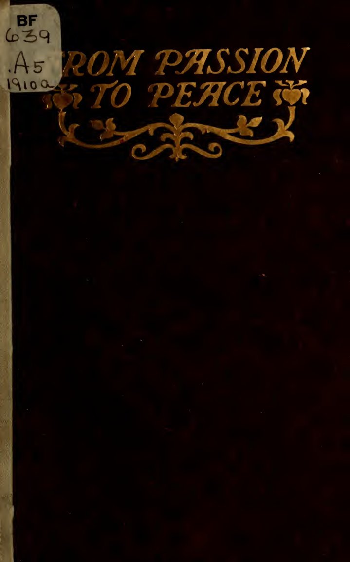 Cover of From Passion to Peace