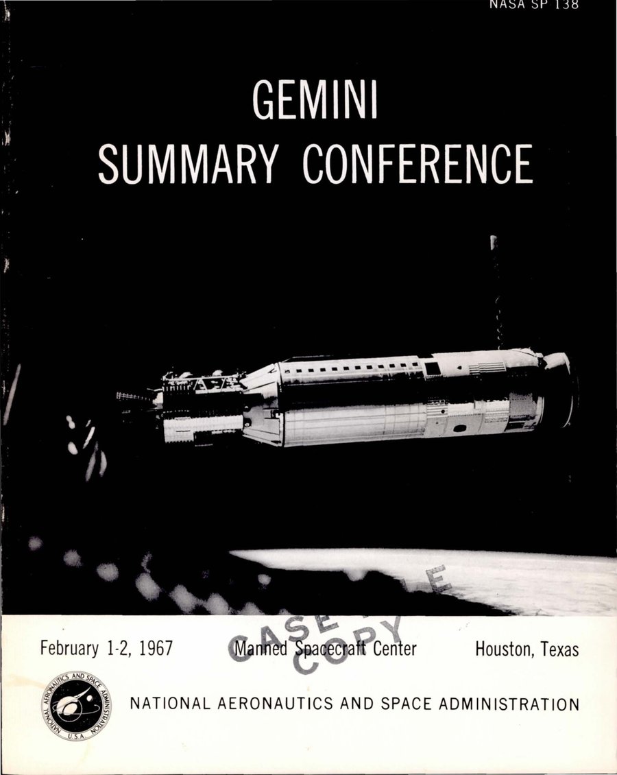 Cover of Gemini Summary Conference (NASA SP-138)