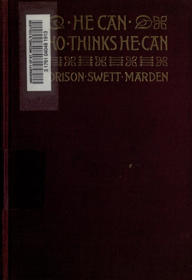 Cover of He Can Who Thinks He Can