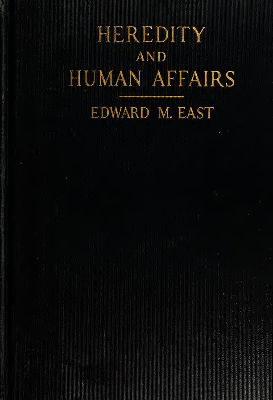 Cover of Heredity and Human Affairs