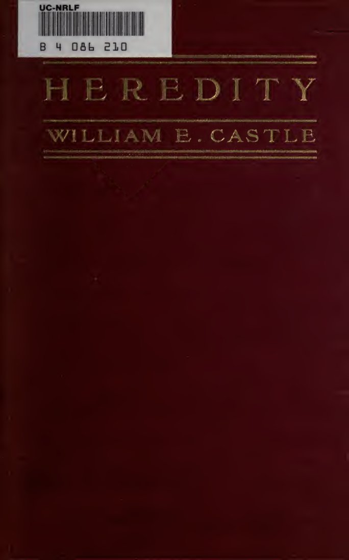 Cover of Heredity in Relation to Evolution and Animal Breeding