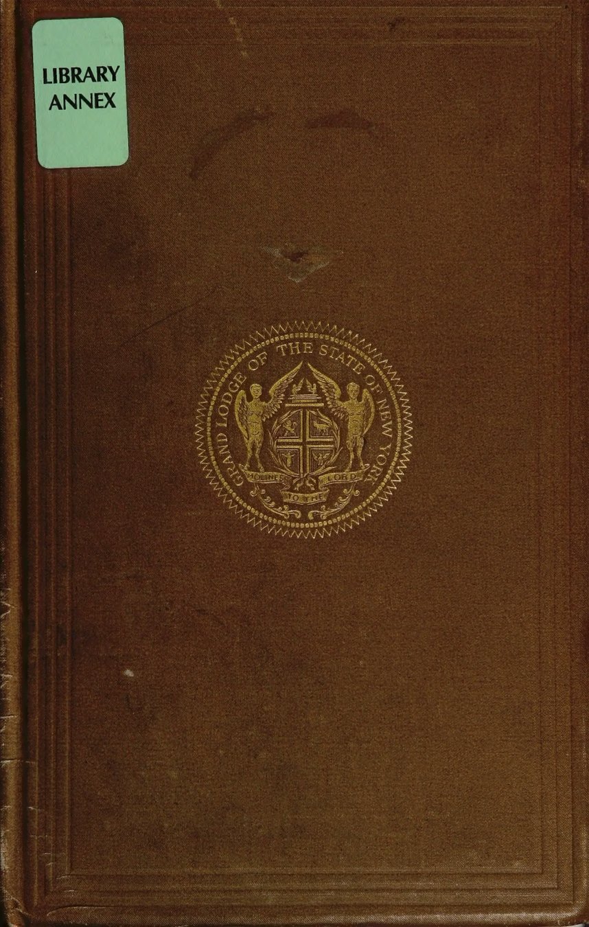 Cover of History of Freemasonry in New York