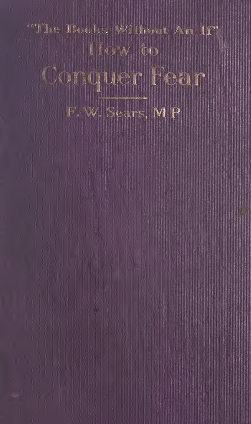Cover of How to Conquer Fear