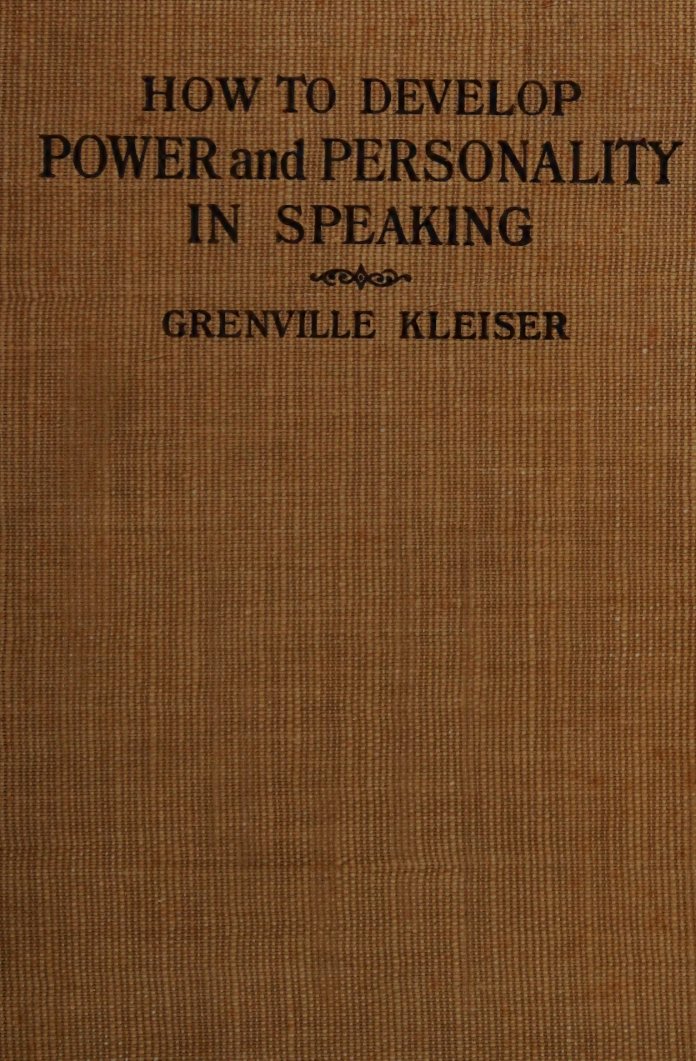 Cover of How to Develop Power and Personality in Speaking