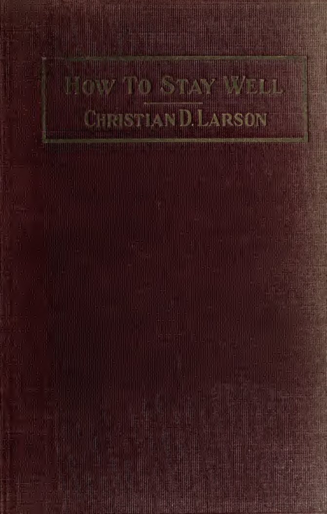 Cover of How to Stay Well
