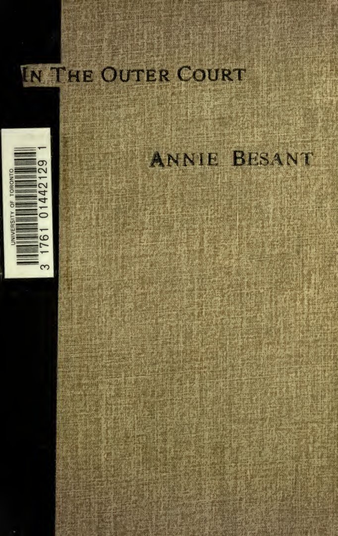 Cover of In the Outer Court