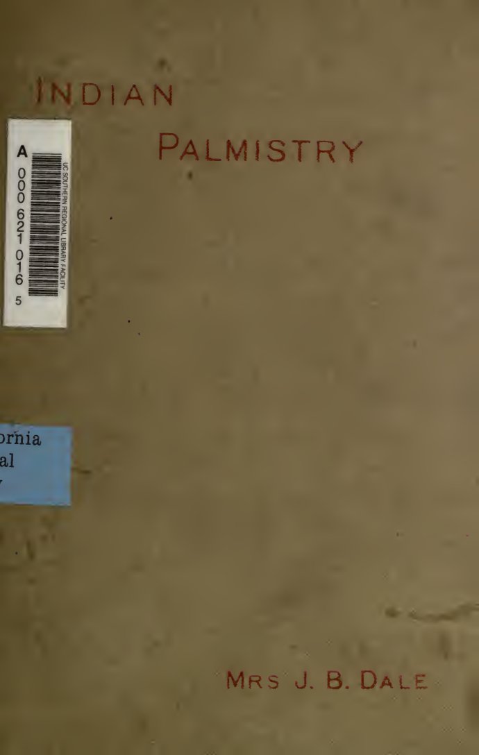 Cover of Indian Palmistry