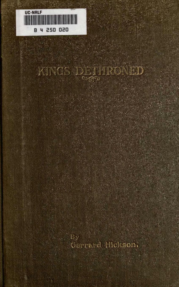 Cover of Kings Dethroned: A History of the Evolution of Astronomy