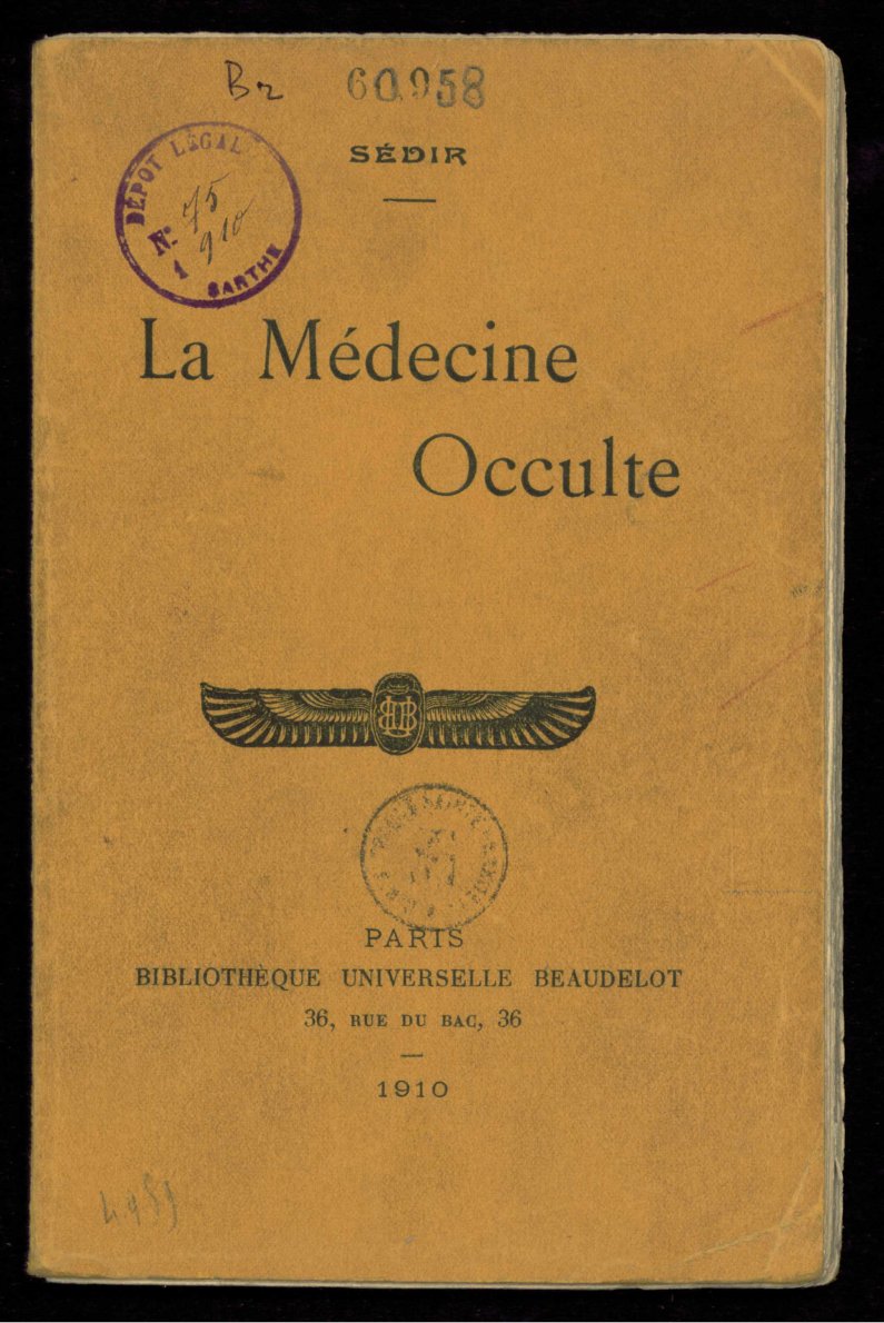 Cover of La Medecine occulte