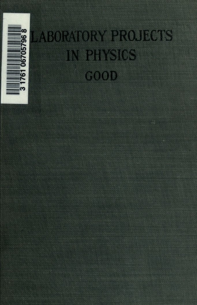 Cover of Laboratory Projects in Physics: A Manual of Practical Experiments for Beginners