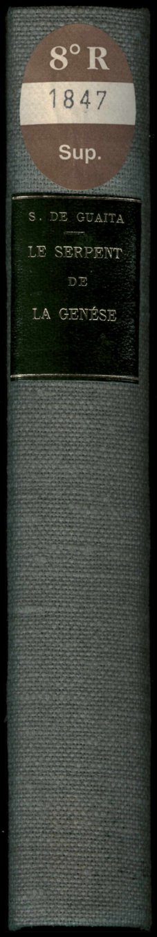 Cover of Le Serpent de la Genese, Livre I: Le Temple de Satan (Essais de sciences maudites II)