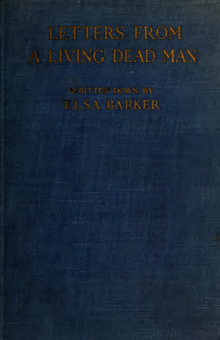 Cover of Letters from a Living Dead Man