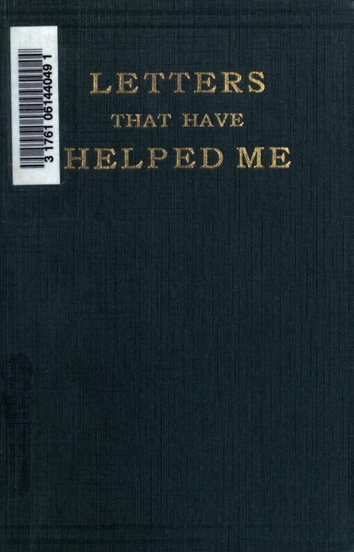 Cover of Letters That Have Helped Me