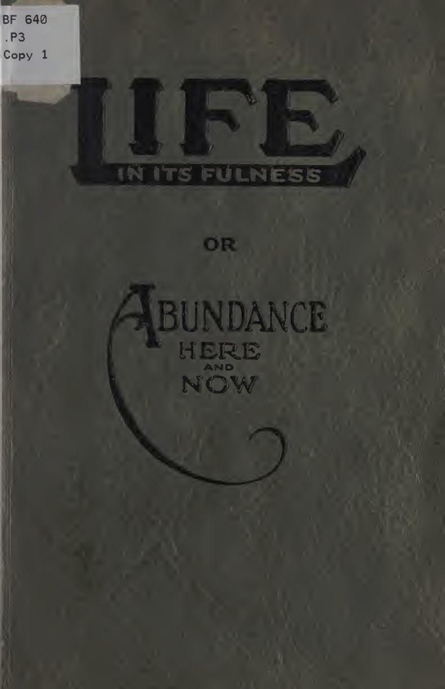 Cover of Life in Its Fulness