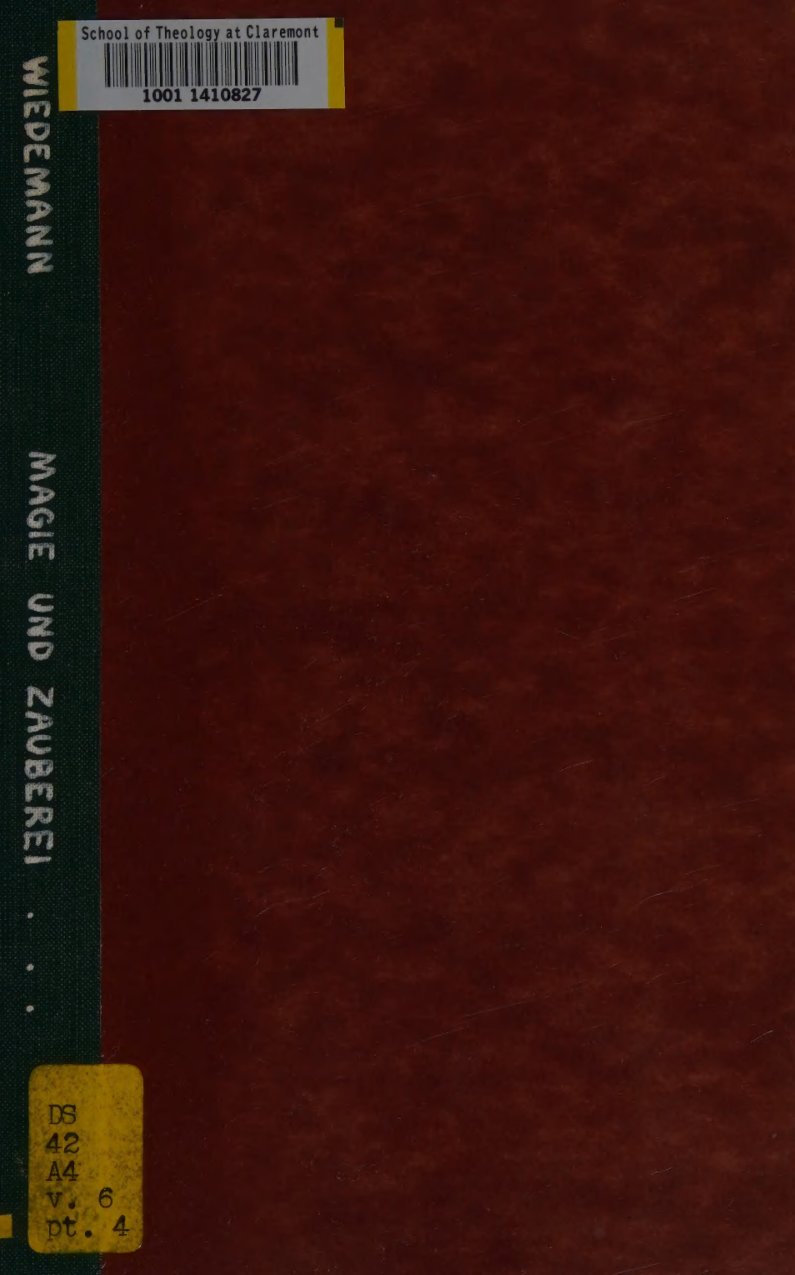 Cover of Magie und Zauberei im alten Ägypten