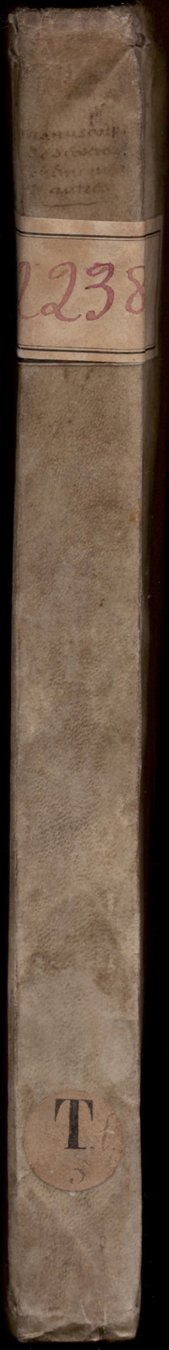 Cover of Maillardi Liber Secretorum Chymicorum et Aliorum (16th-Century Manuscript)