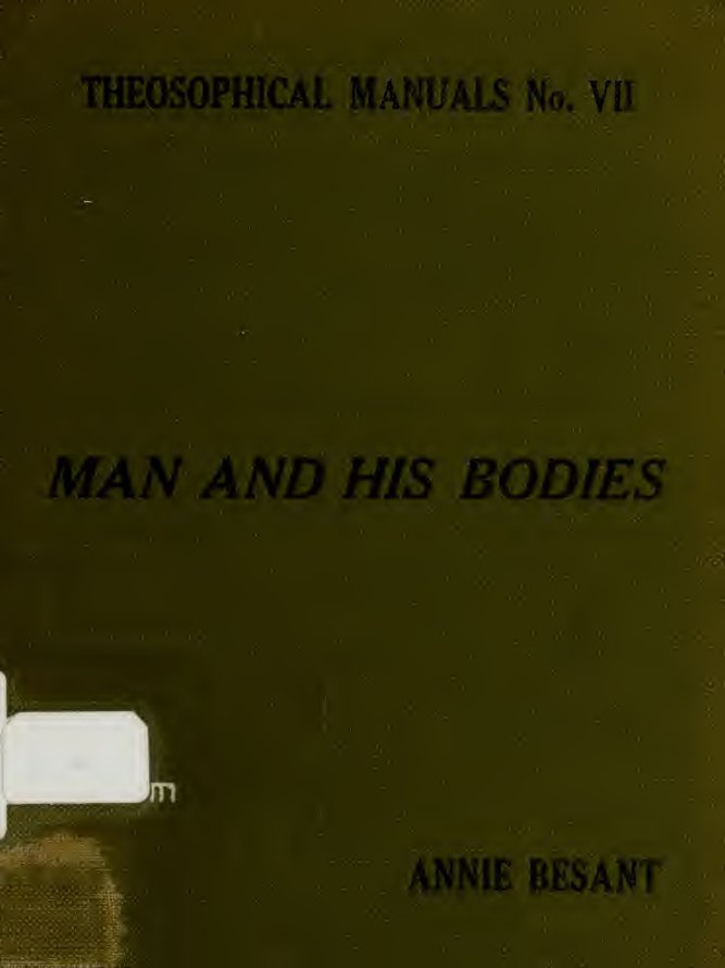 Cover of Man and His Bodies