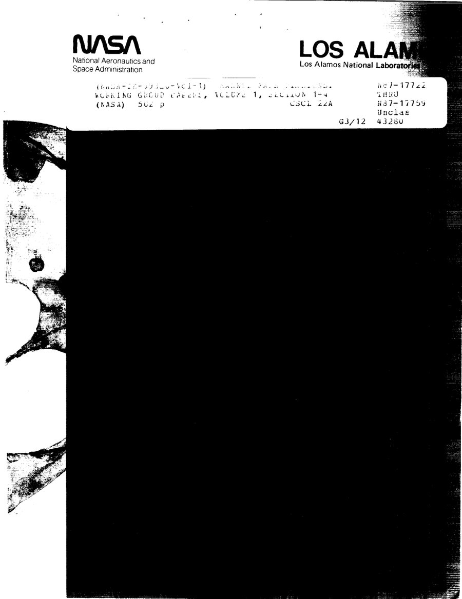 Cover of Manned Mars Missions: Working Group Papers, Vol. 1