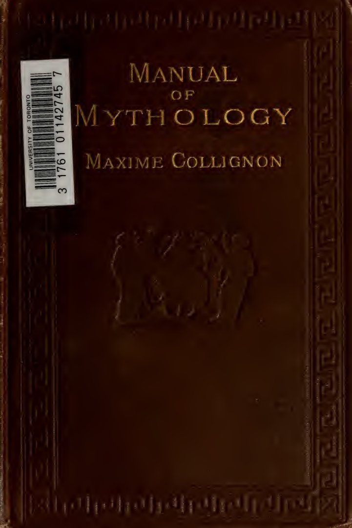 Cover of Manual of Mythology in Relation to Greek Art