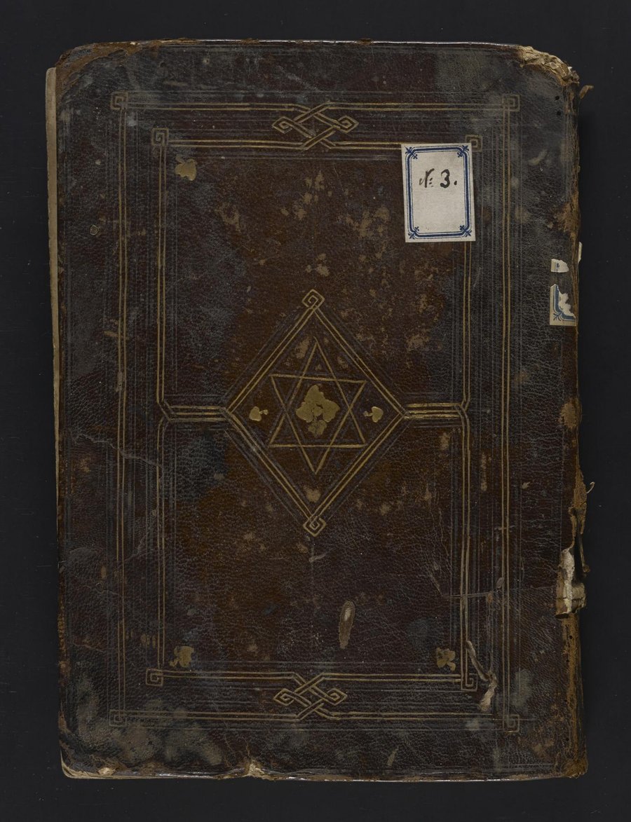 Cover of Medical and Magical Compendium (Hebrew Manuscript, 1533)