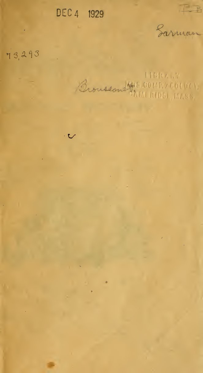 Cover of Memoir on the Regeneration of Certain Parts of the Bodies of Fishes