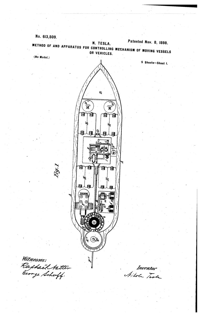 Cover of Method of and Apparatus for Controlling Mechanism of Moving Vessels or Vehicles