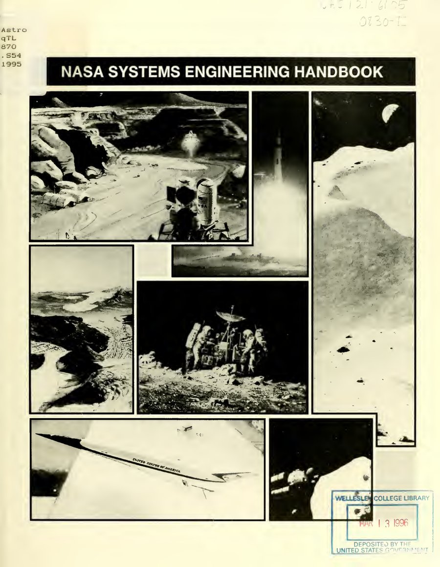 Cover of NASA Systems Engineering Handbook