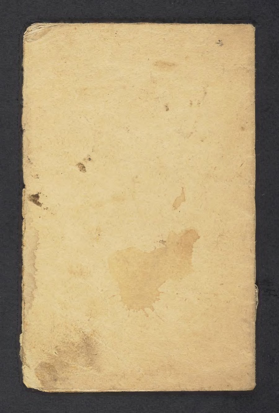 Cover of Notebook of Magical Formulae (Arabic, 1924)