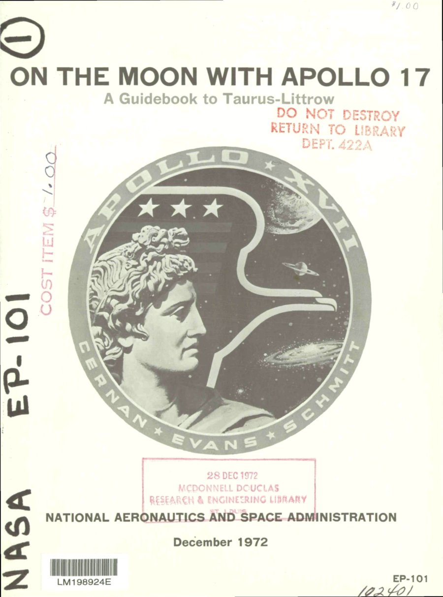 Cover of On the Moon with Apollo 17: A Guidebook to Taurus-Littrow