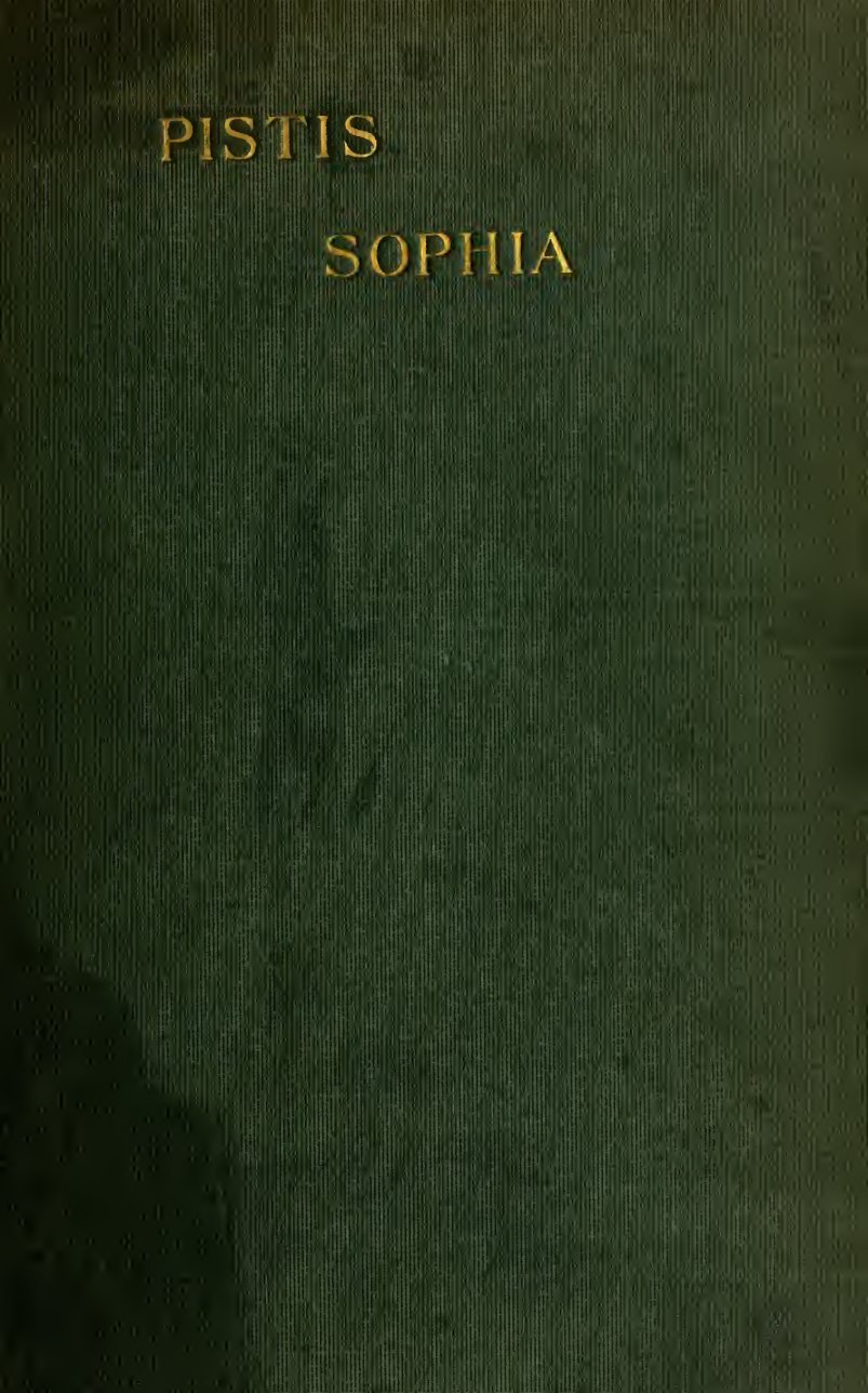 Cover of Pistis Sophia: A Gnostic Gospel
