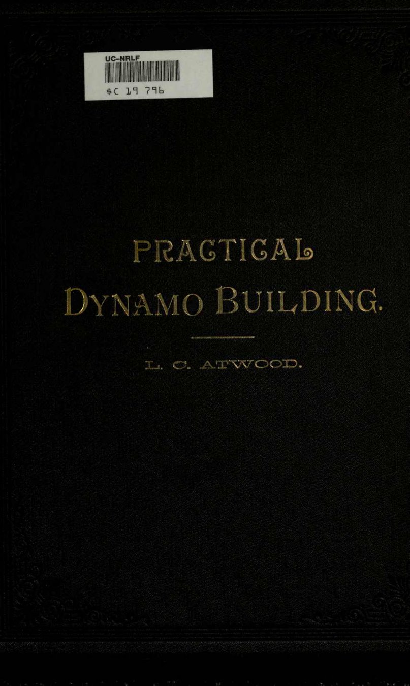 Cover of Practical Dynamo Building, with Detail Drawings and Instructions for Winding
