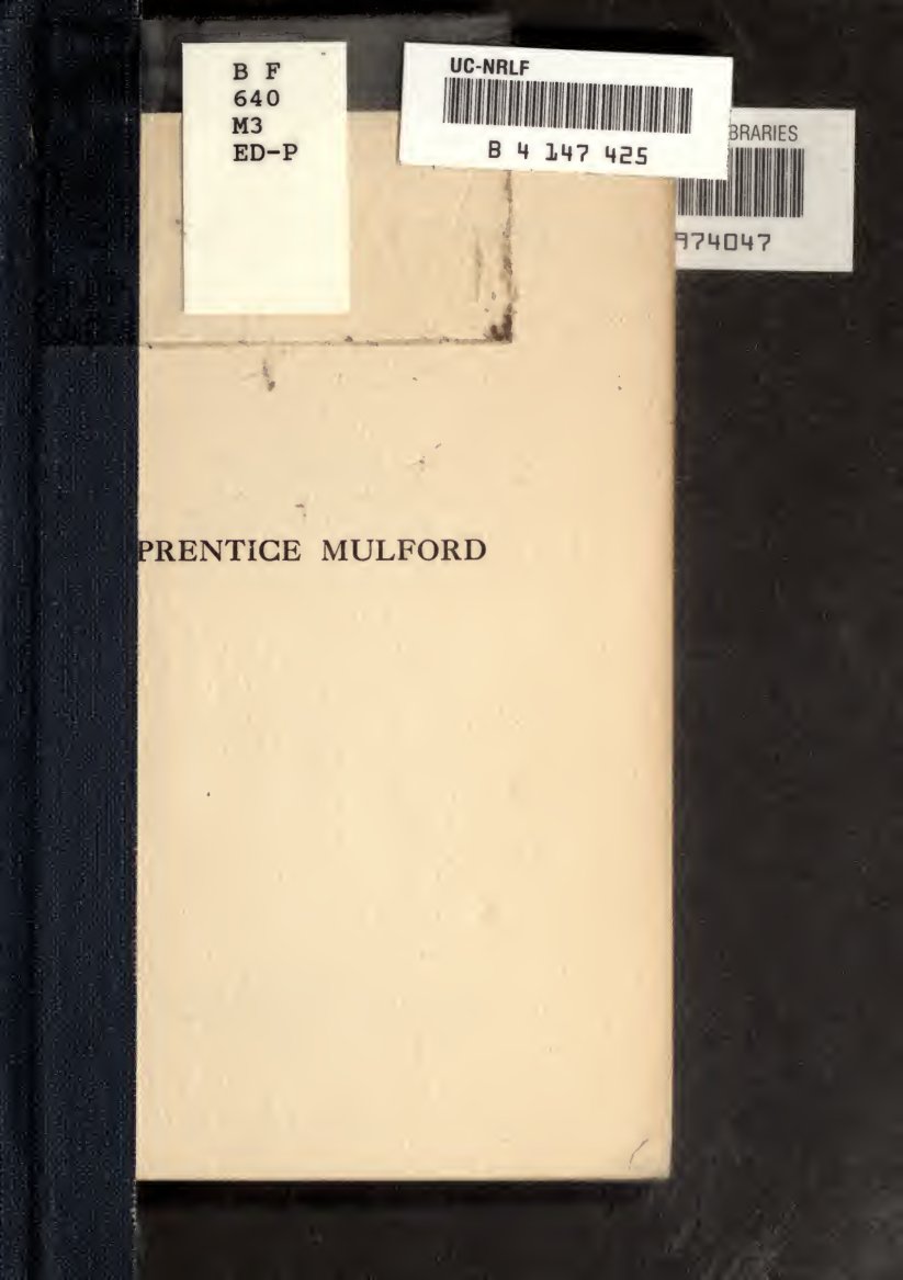 Cover of Prentice Mulford, 'New Thought' Pioneer