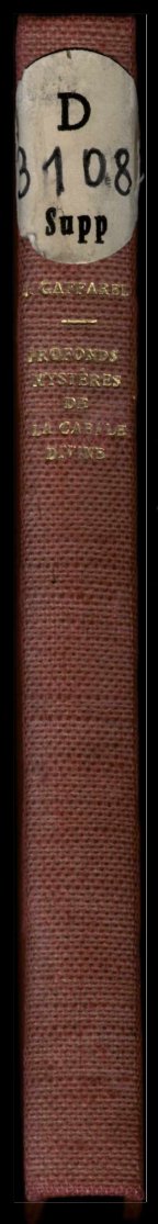 Cover of Profonds mysteres de la Cabale divine (1912 Edition)