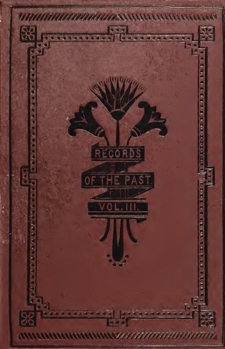 Cover of Records of the Past, New Series, Vol. 3: Precepts of Ptah-hotep, The Possessed Princess of Bakhtan and Hymn to the Nile