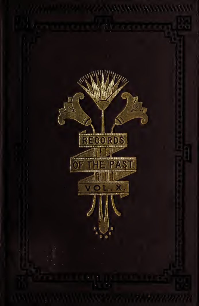 Cover of Records of the Past, Vol. 10 (Old Series): Egyptian and Assyrian Texts incl. The Book of Hades and the Magic Papyrus