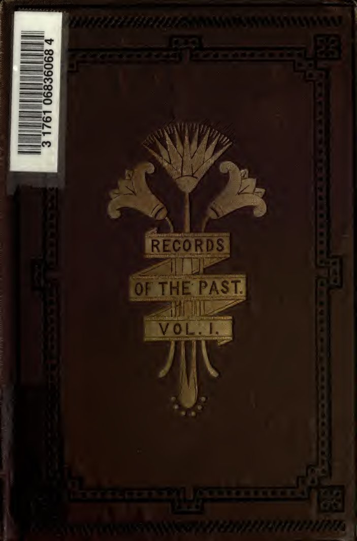 Cover of Records of the Past, Vol. I (Old Series): Assyrian Texts