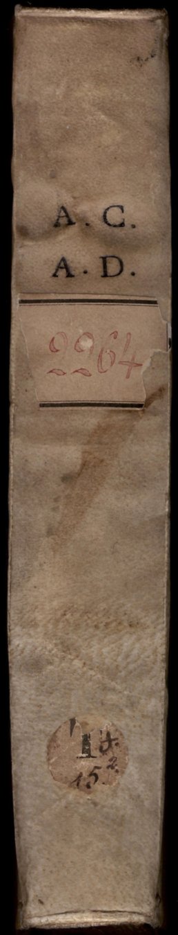 Cover of Recueil de traites d'alchimie: Grosparmy, Grutard and Others (Bibliotheque Sainte-Genevieve MS 2264)
