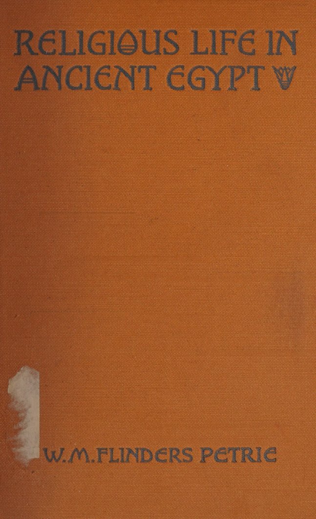 Cover of Religious Life in Ancient Egypt