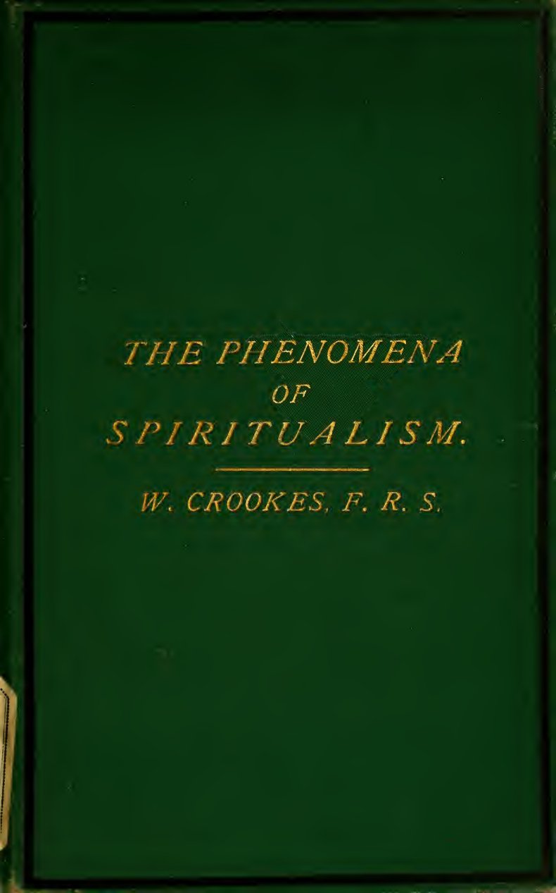Cover of Researches in the Phenomena of Spiritualism