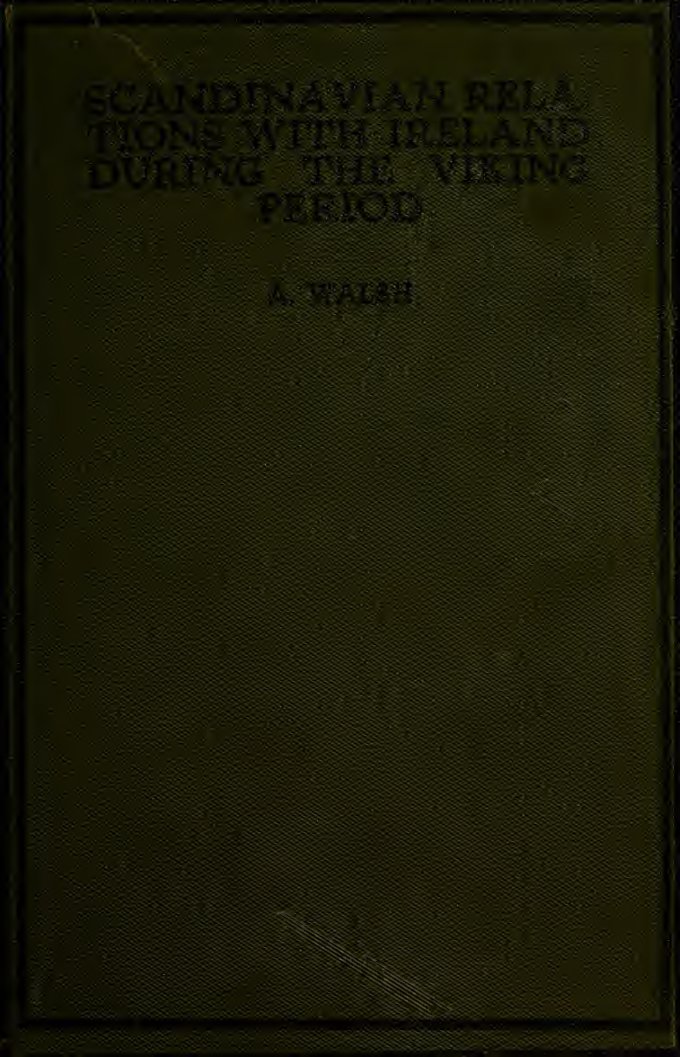 Cover of Scandinavian Relations with Ireland During the Viking Period
