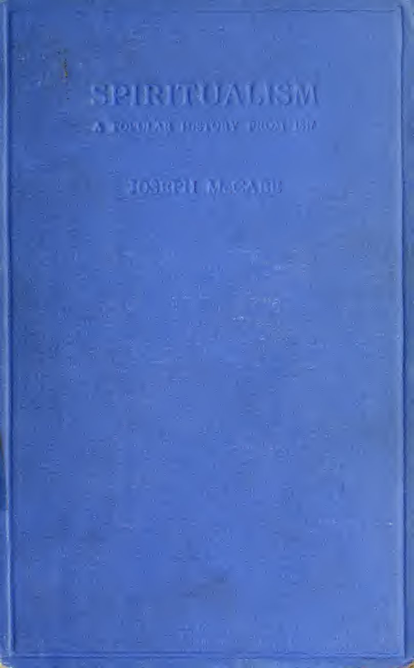 Cover of Spiritualism: A Popular History from 1847
