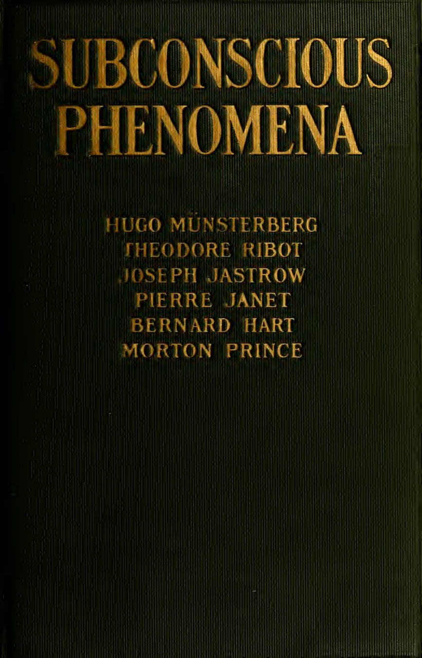 Cover of Subconscious Phenomena