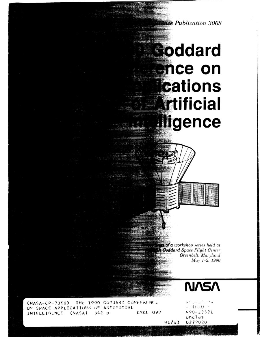 Cover of The 1990 Goddard Conference on Space Applications of Artificial Intelligence
