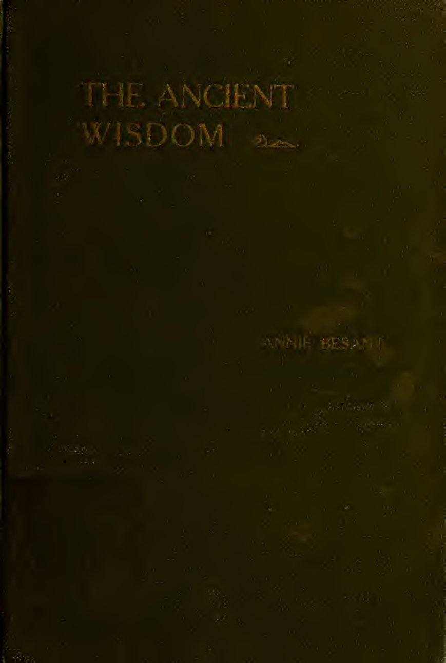 Cover of The Ancient Wisdom